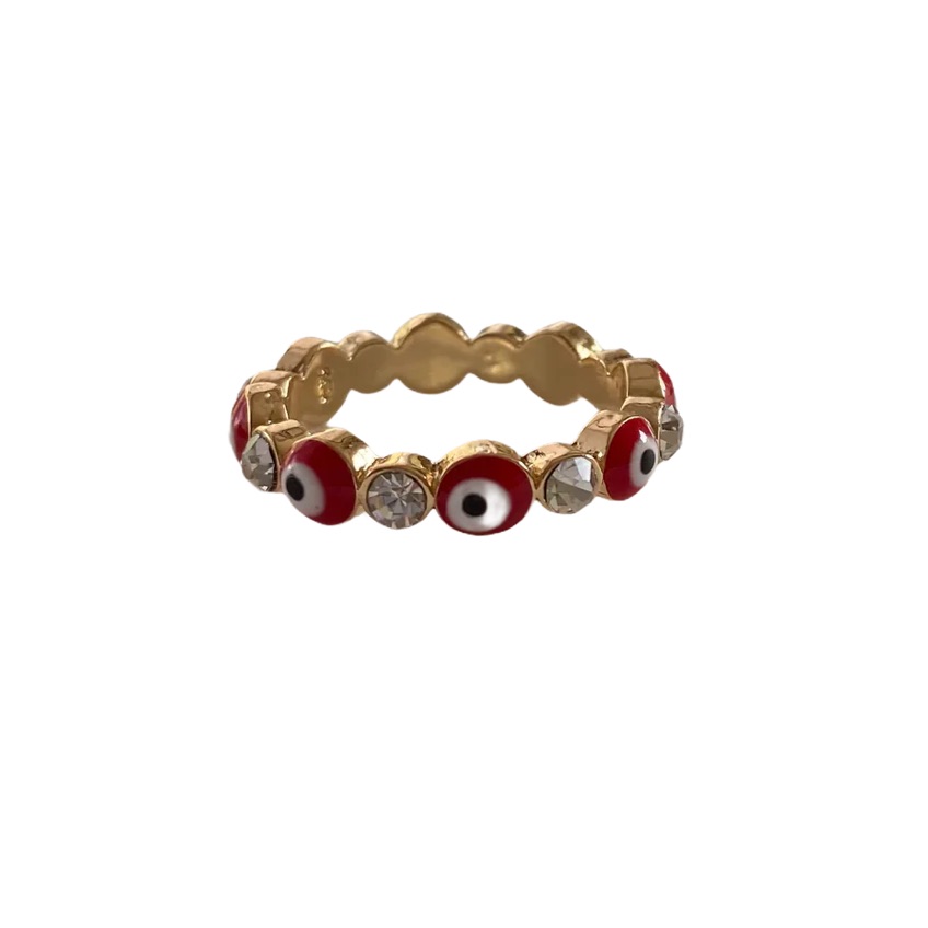 Red Evil Eye Ring
